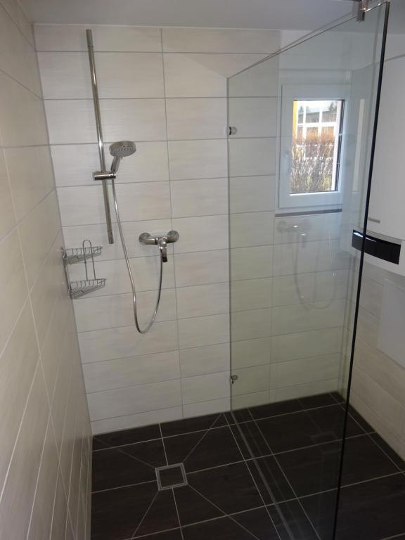 Koupelna v ubytování Ferienhaus Oberlausitz