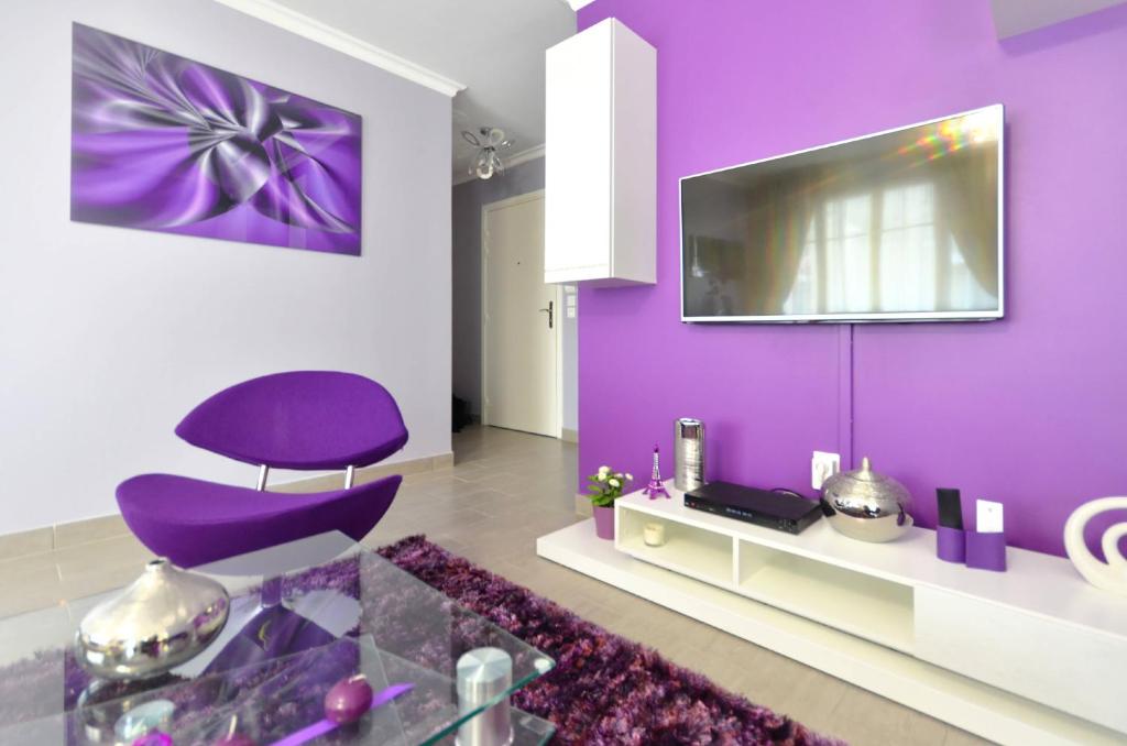 Luxury Paris purple