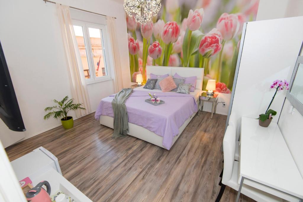 Posteľ alebo postele v izbe v ubytovaní Guest house Lenny rooms