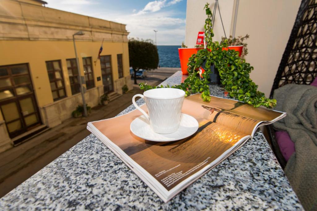 Balkón alebo terasa v ubytovaní Guest house Lenny rooms