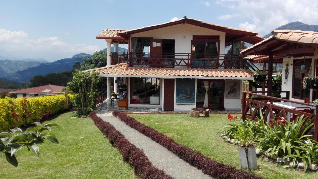 Zahrada ubytování Coliving LA BOIRA
