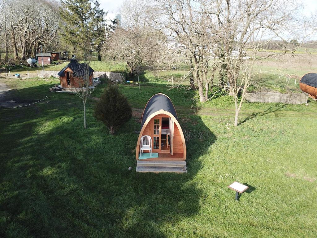 Zahrada ubytování Les Logis de Kerdrien