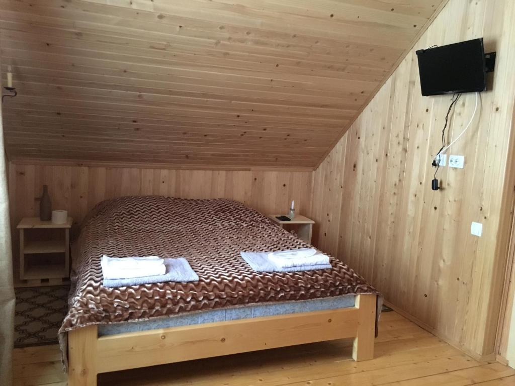Postel nebo postele na pokoji v ubytování Cottage Marko