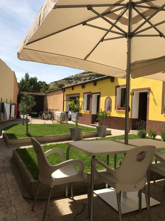 Zahrada ubytování Albergue Orion