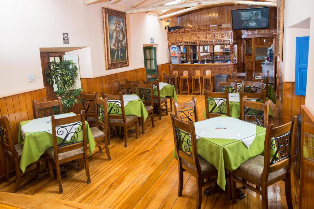 Restaurace v ubytování Amaru Inca
