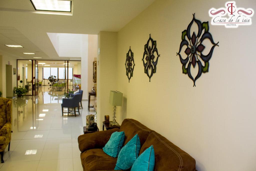 Posezení v ubytování Casa de la iaia Hotel