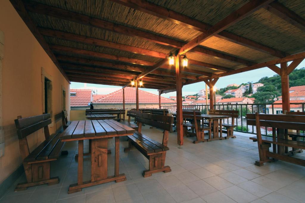 Balkón nebo terasa v ubytování Hotel Sali