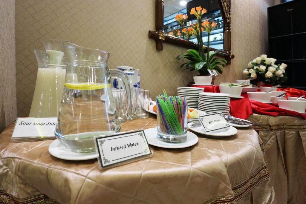Nápoje v ubytování Coins Hotel Jakarta