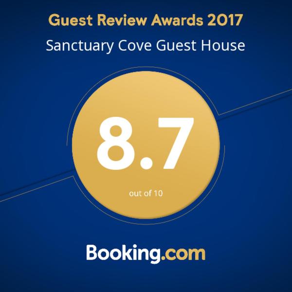 Certifikát, hodnocení, plakát nebo jiný dokument vystavený v ubytování Sanctuary Cove Guest House