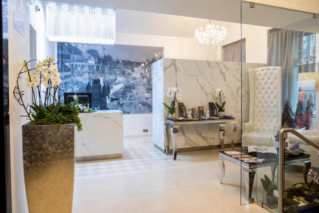 Część wypoczynkowa w obiekcie Myo Hotel Wenceslas