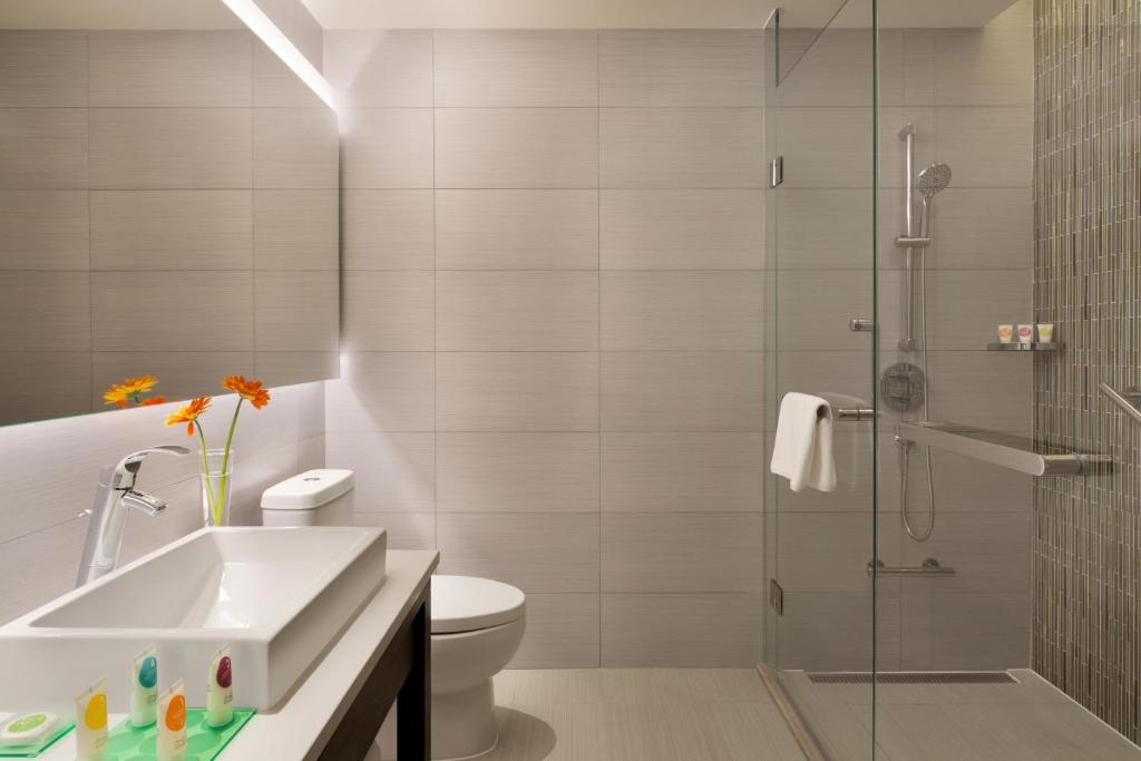 Koupelna v ubytování Hyatt Place Shanghai New Hongqiao