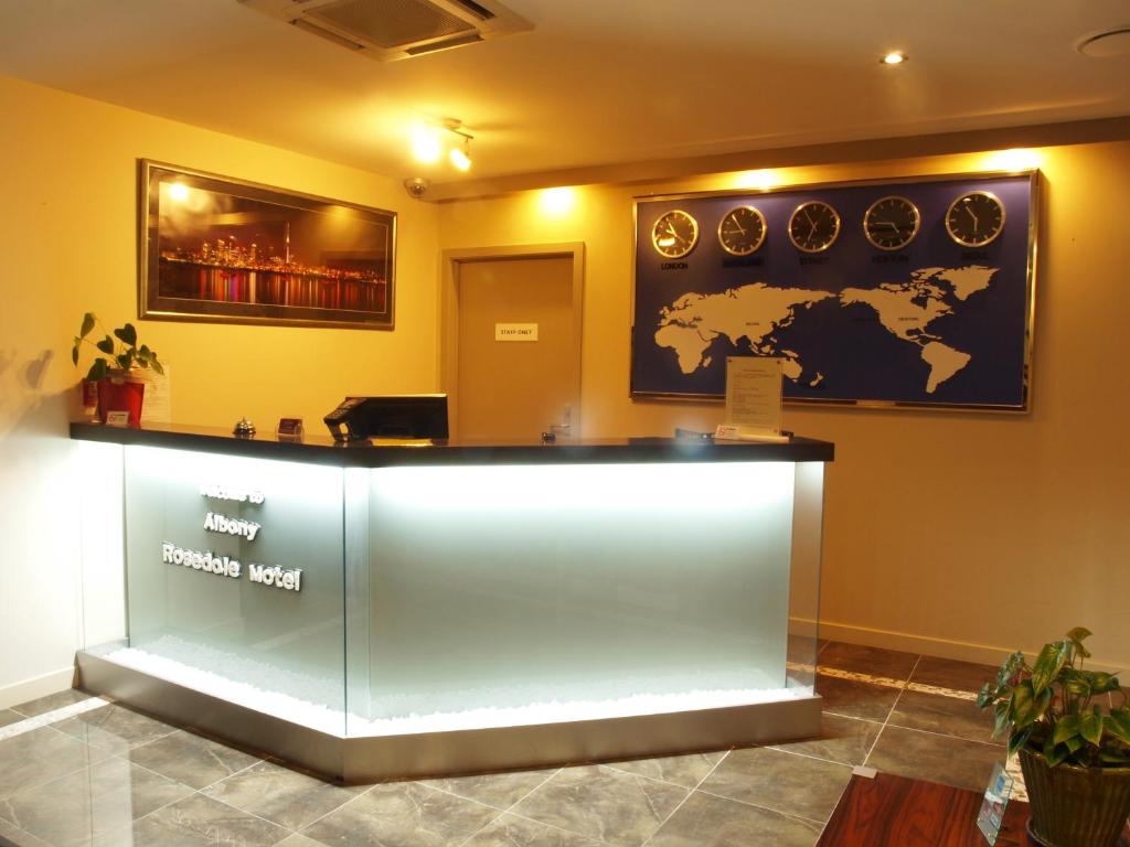 Vstupní hala nebo recepce v ubytování Albany Rosedale Motel