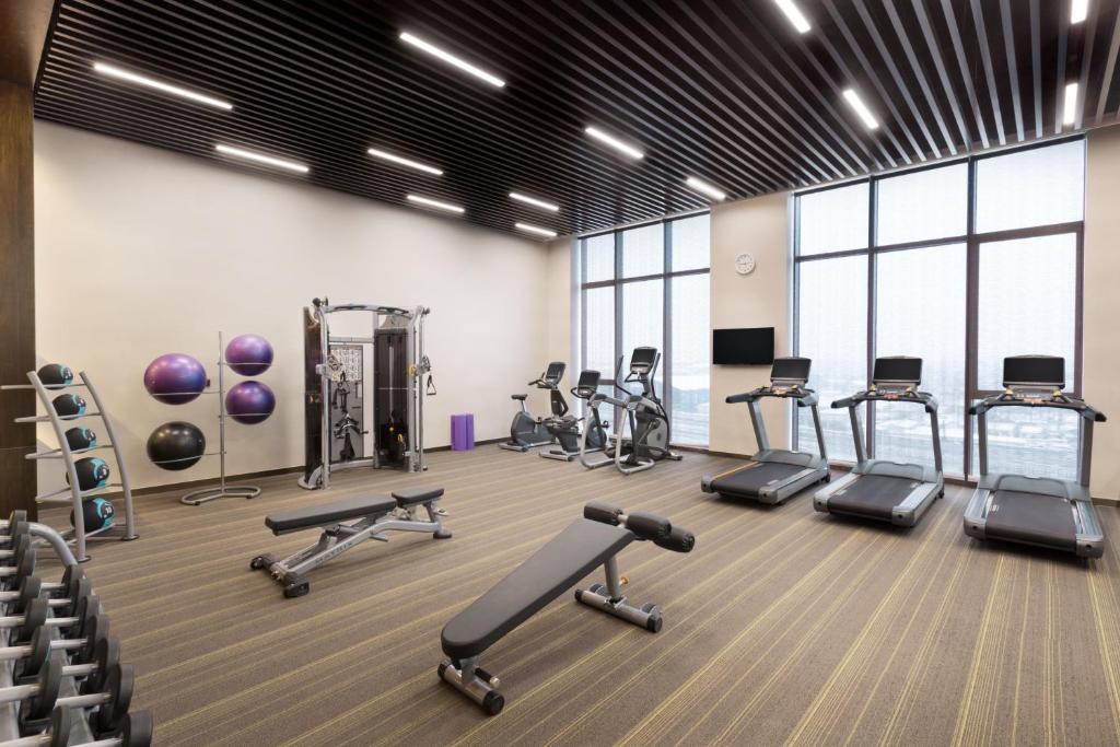 Fitness centrum a/nebo fitness zařízení v ubytování Hyatt House Shanghai New Hongqiao