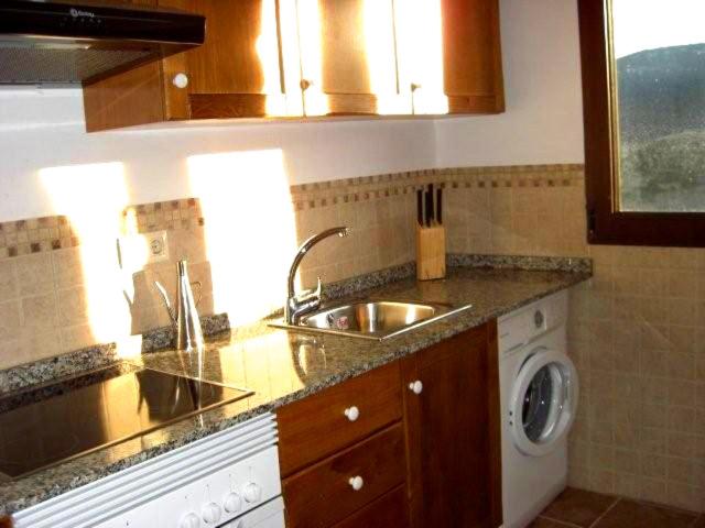 Kuchyň nebo kuchyňský kout v ubytování Apartamentos Valdelinares