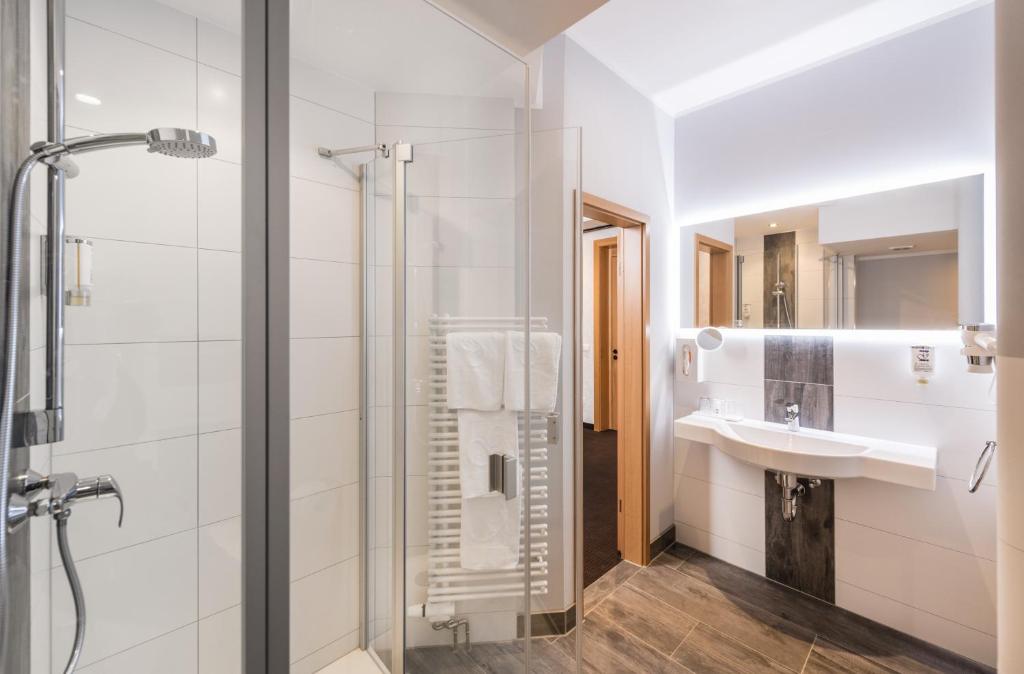 Koupelna v ubytování Göbel's Sophien Hotel