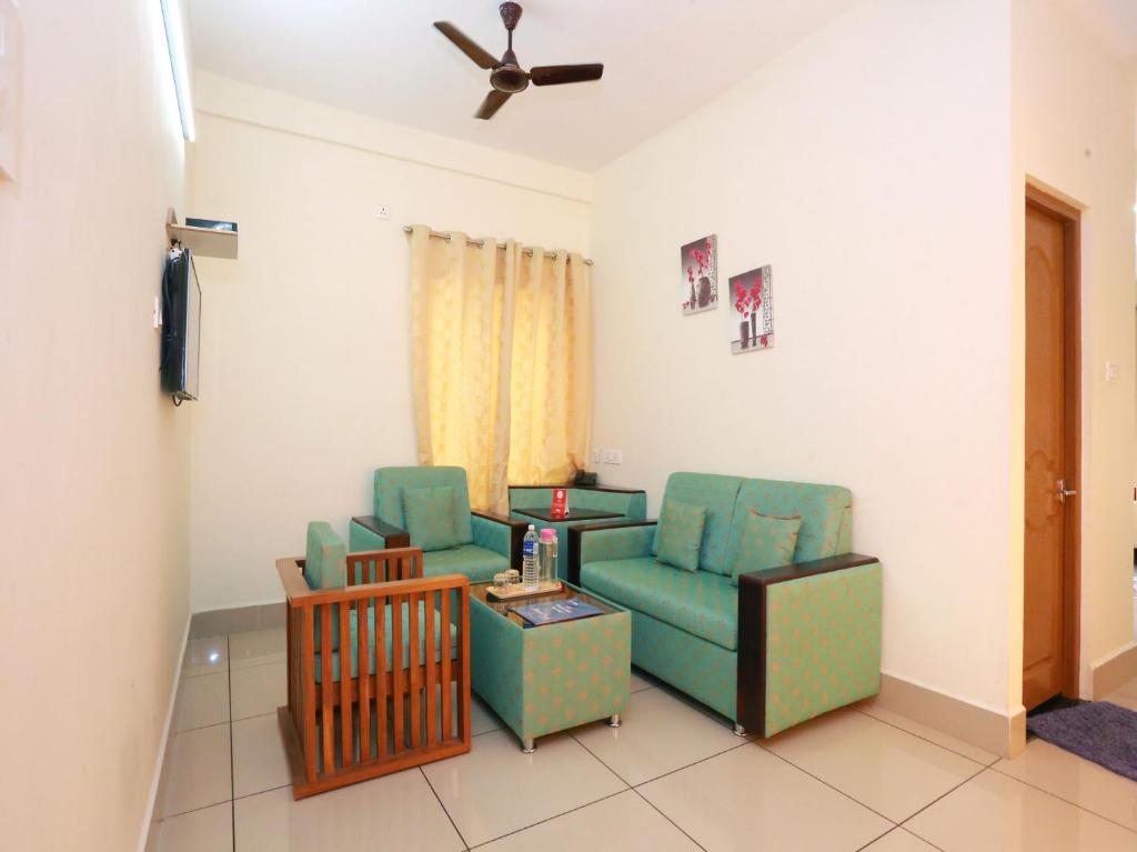 Posezení v ubytování Sophiya Suites