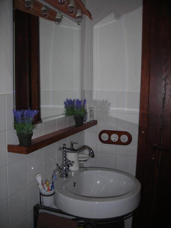 Koupelna v ubytování Romantico Cottage