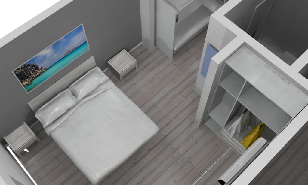TV a/nebo společenská místnost v ubytování B&B Marconi