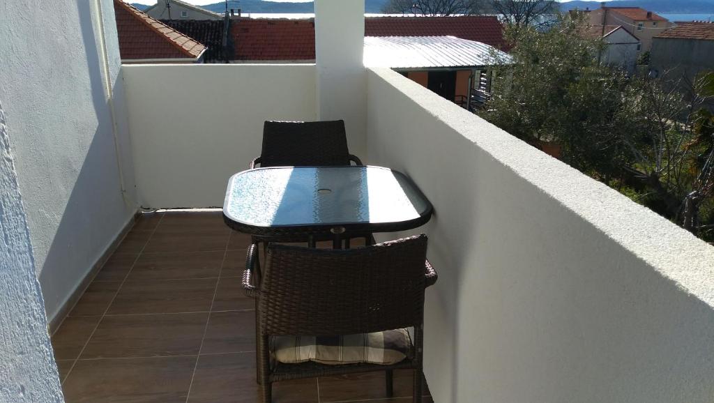 Balkón nebo terasa v ubytování Apartments Mira