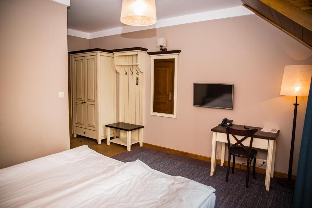 Folwark Łękuk - Quarto Duplo Ou Twin Deluxe - Edifício Principal