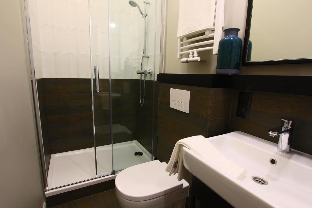 Łazienka w obiekcie Apartamenty Batorego 2 - Stary Rynek