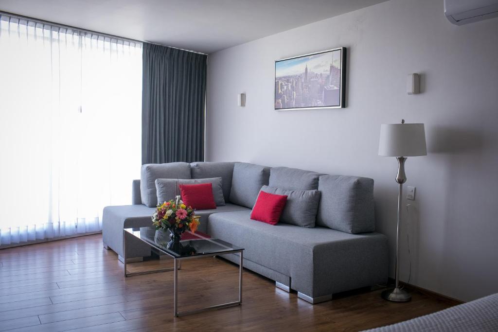 Posezení v ubytování AMD Hotel