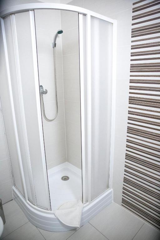 Koupelna v ubytování Budget Apartment