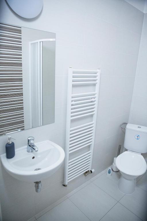 Koupelna v ubytování Budget Apartment