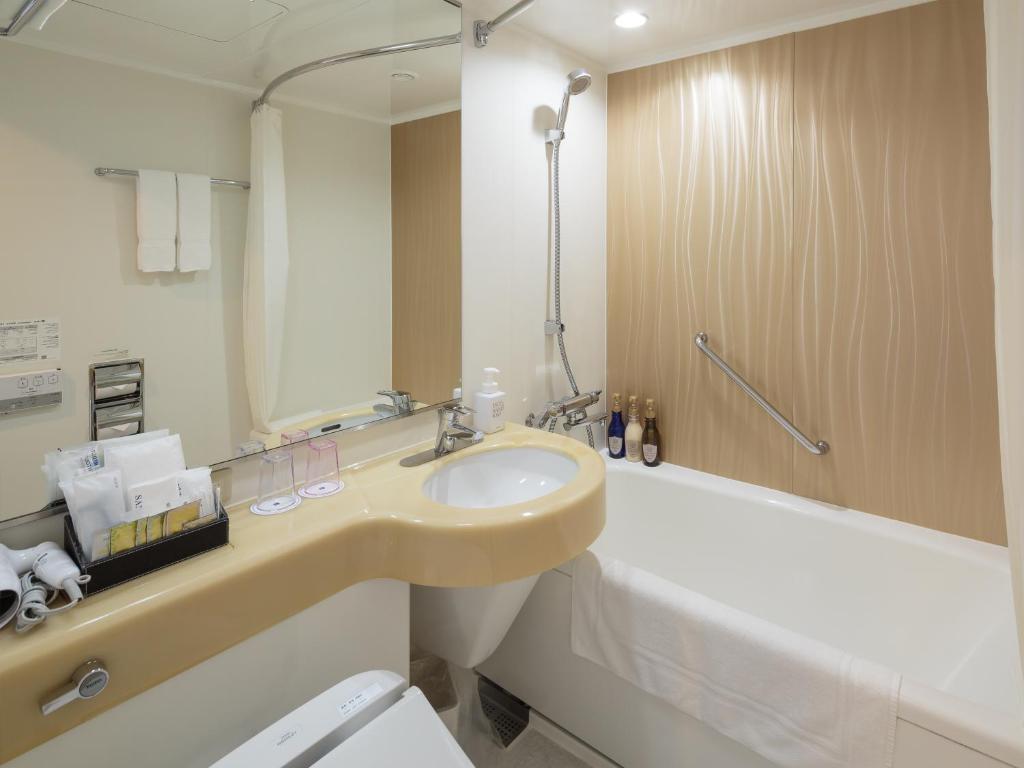 Koupelna v ubytování Hotel MYSTAYS PREMIER Dojima