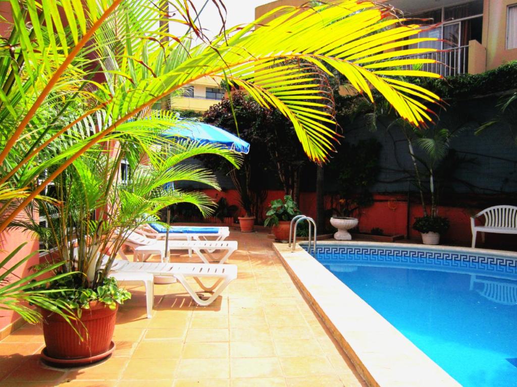 Bazén v ubytovaní Hotel Don Cándido alebo v jeho blízkosti