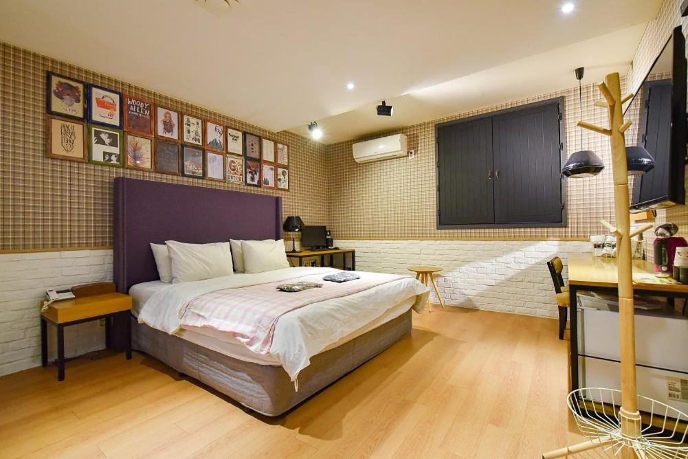 Postel nebo postele na pokoji v ubytování Hotel 25 Seomyeon