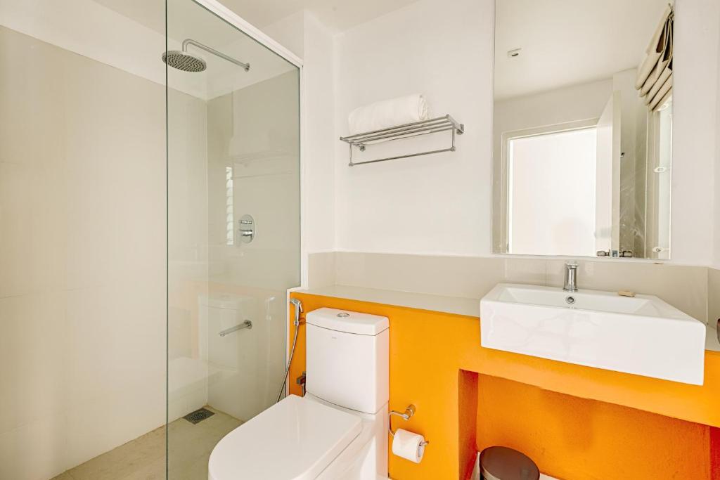 Koupelna v ubytování Hotel J, Unawatuna