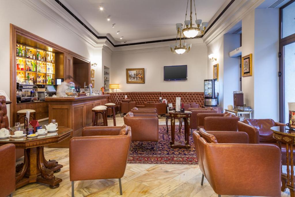 Posezení v ubytování Capitol Hotel