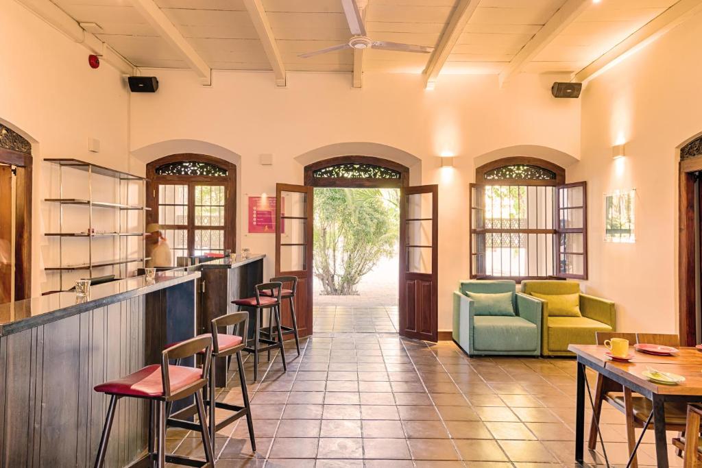 Posezení v ubytování Hotel J, Unawatuna