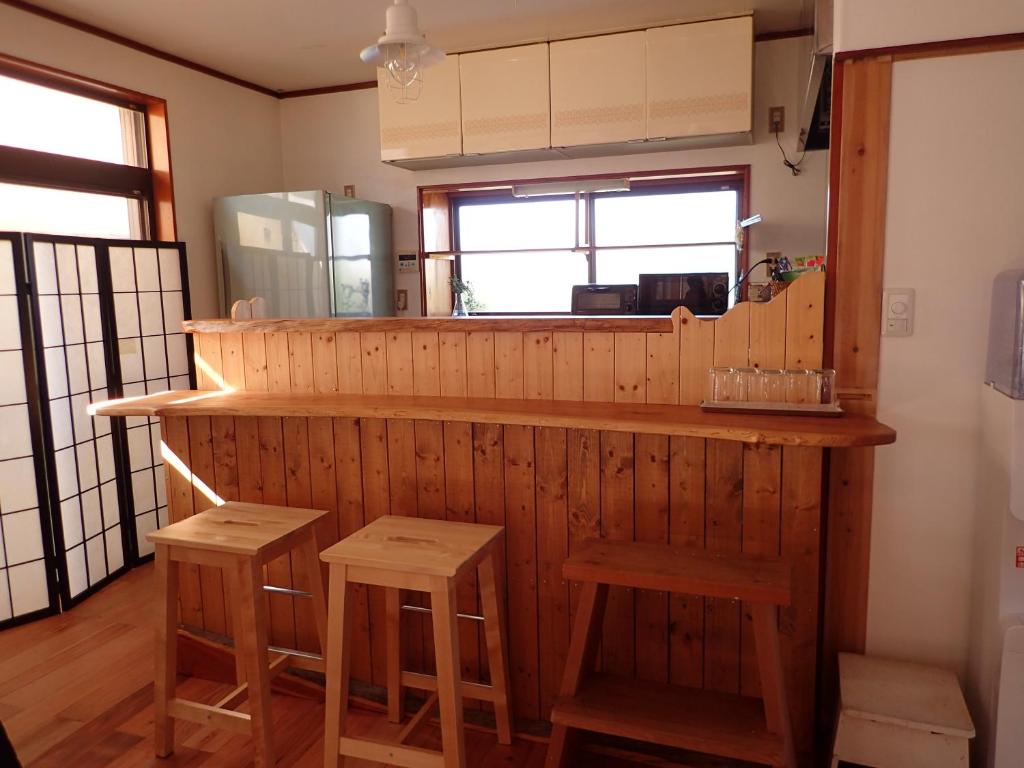 Kuchyň nebo kuchyňský kout v ubytování Guesthouse SORA
