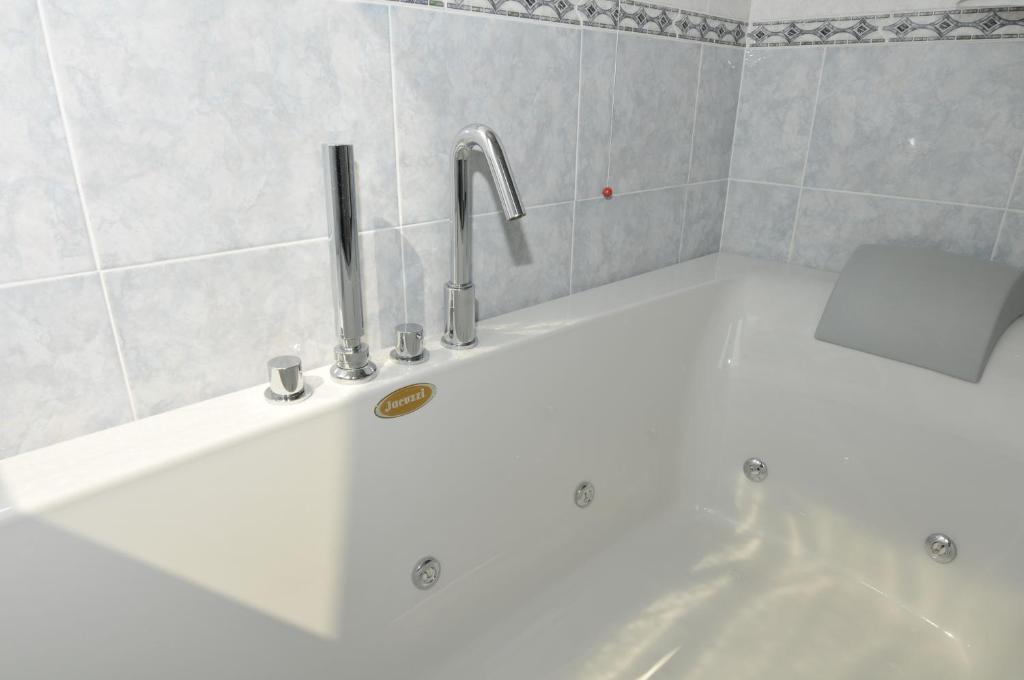 Koupelna v ubytování Hotel Fossati
