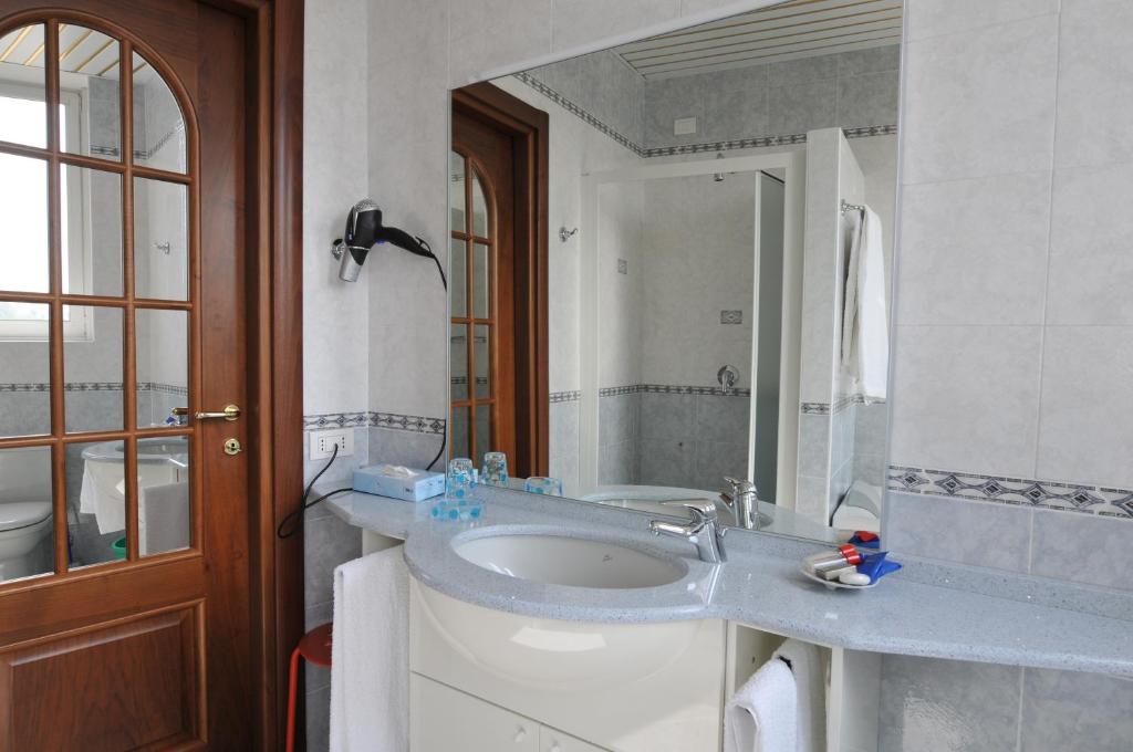 Koupelna v ubytování Hotel Fossati