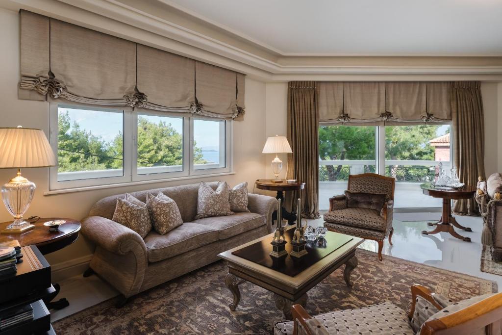 Posezení v ubytování Villa Thetis Athens