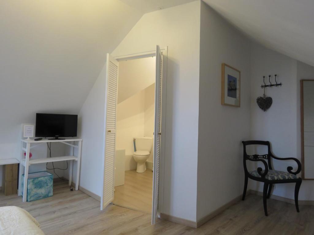 TV a/nebo společenská místnost v ubytování Vaintan B&B