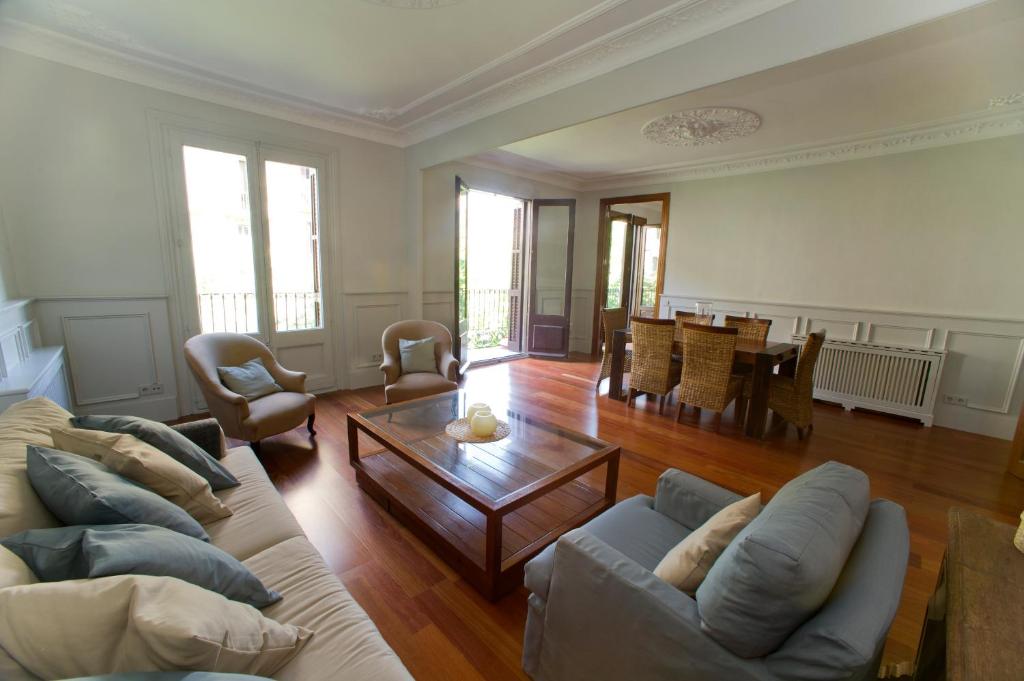 Posezení v ubytování Montaber Apartment - Bailén