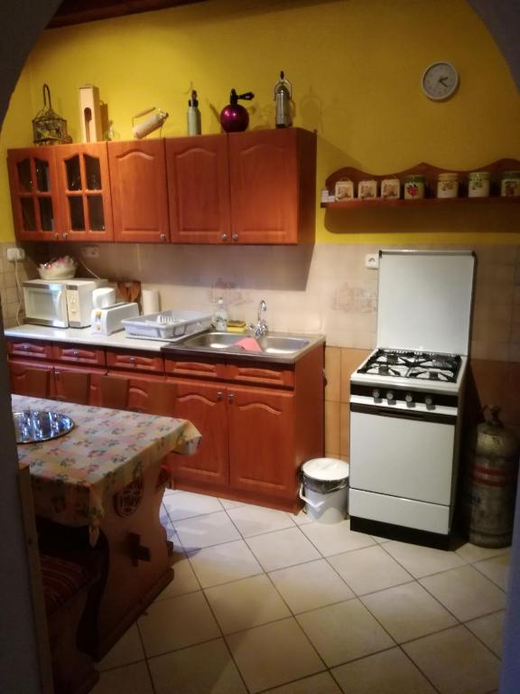 Kuchnia lub aneks kuchenny w obiekcie Guliba Vendégház