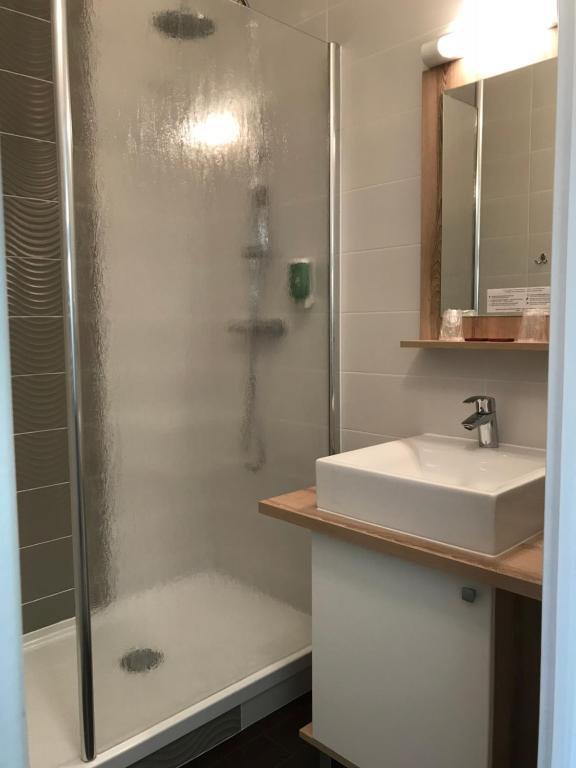 Koupelna v ubytování Hotel Chantereyne