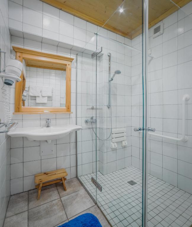 Koupelna v ubytování Familienhotel Hochrieß