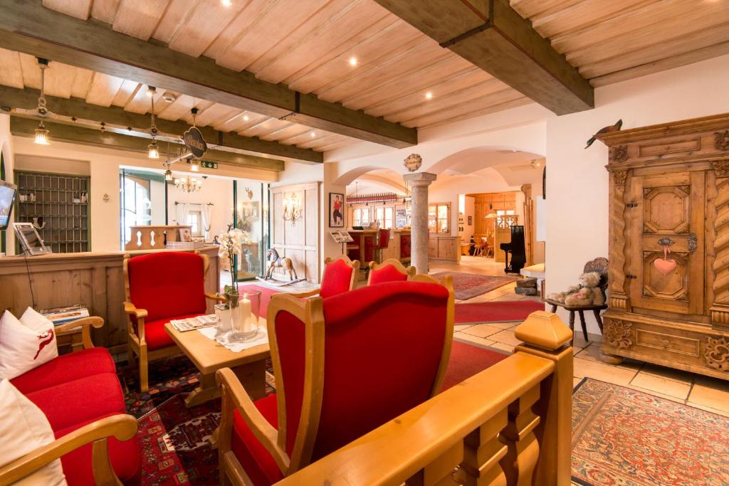 Posezení v ubytování Landhotel Römerhof