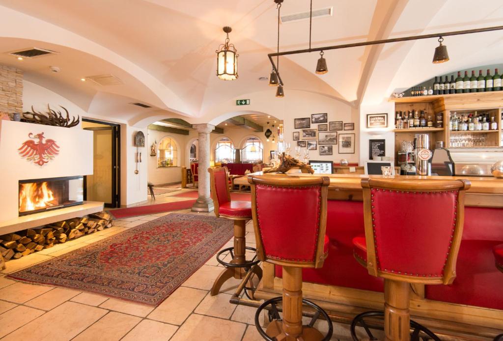 Nápoje v ubytování Landhotel Römerhof