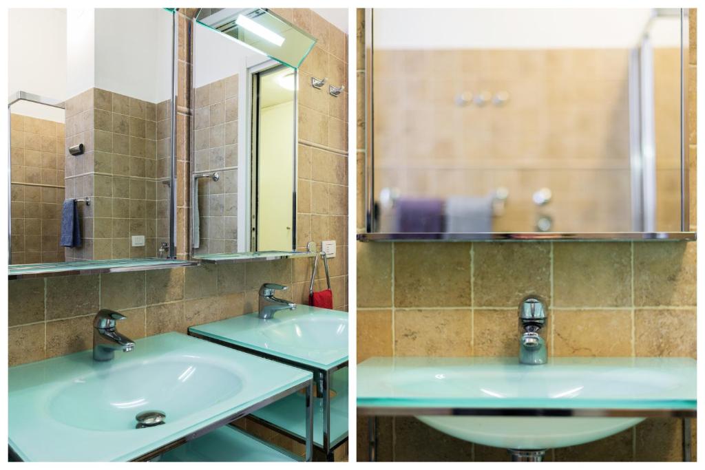 A bathroom at S. Ambrogio Square