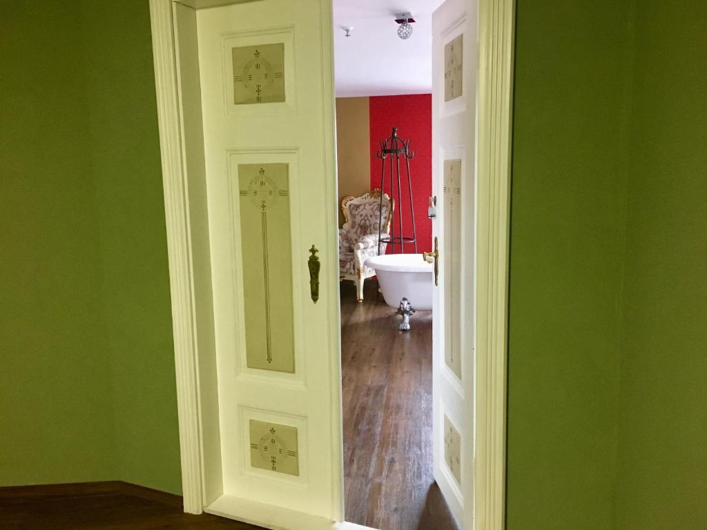 Koupelna v ubytování Märchenhotel