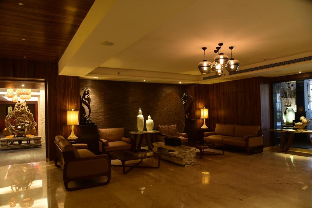 Posezení v ubytování Lemon Tree Hotel Siliguri