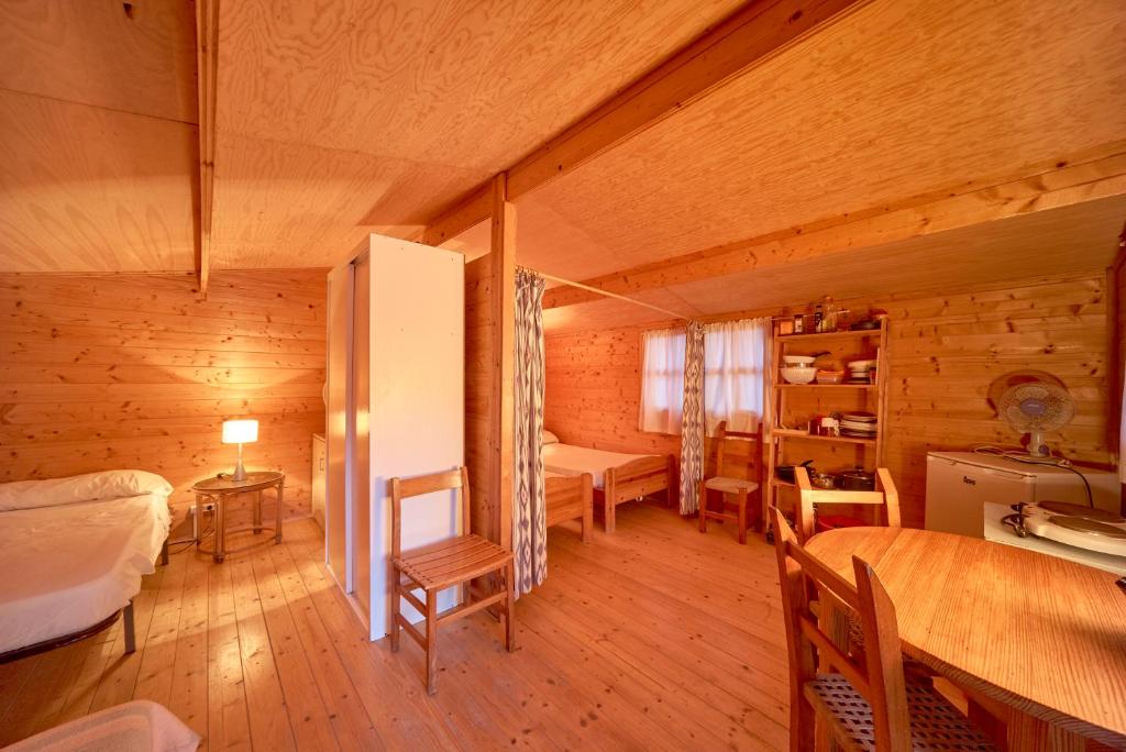 Koupelna v ubytování Camping Escana