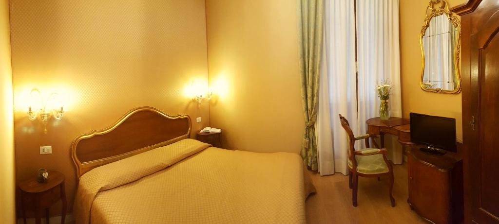 Postel nebo postele na pokoji v ubytování Hotel Locanda Canal